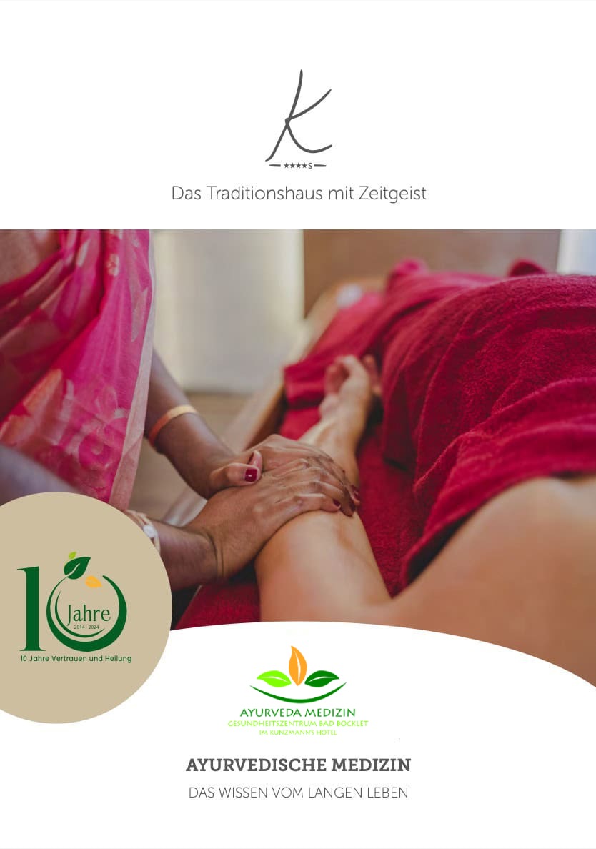 titelblatt ayurveda broschüre